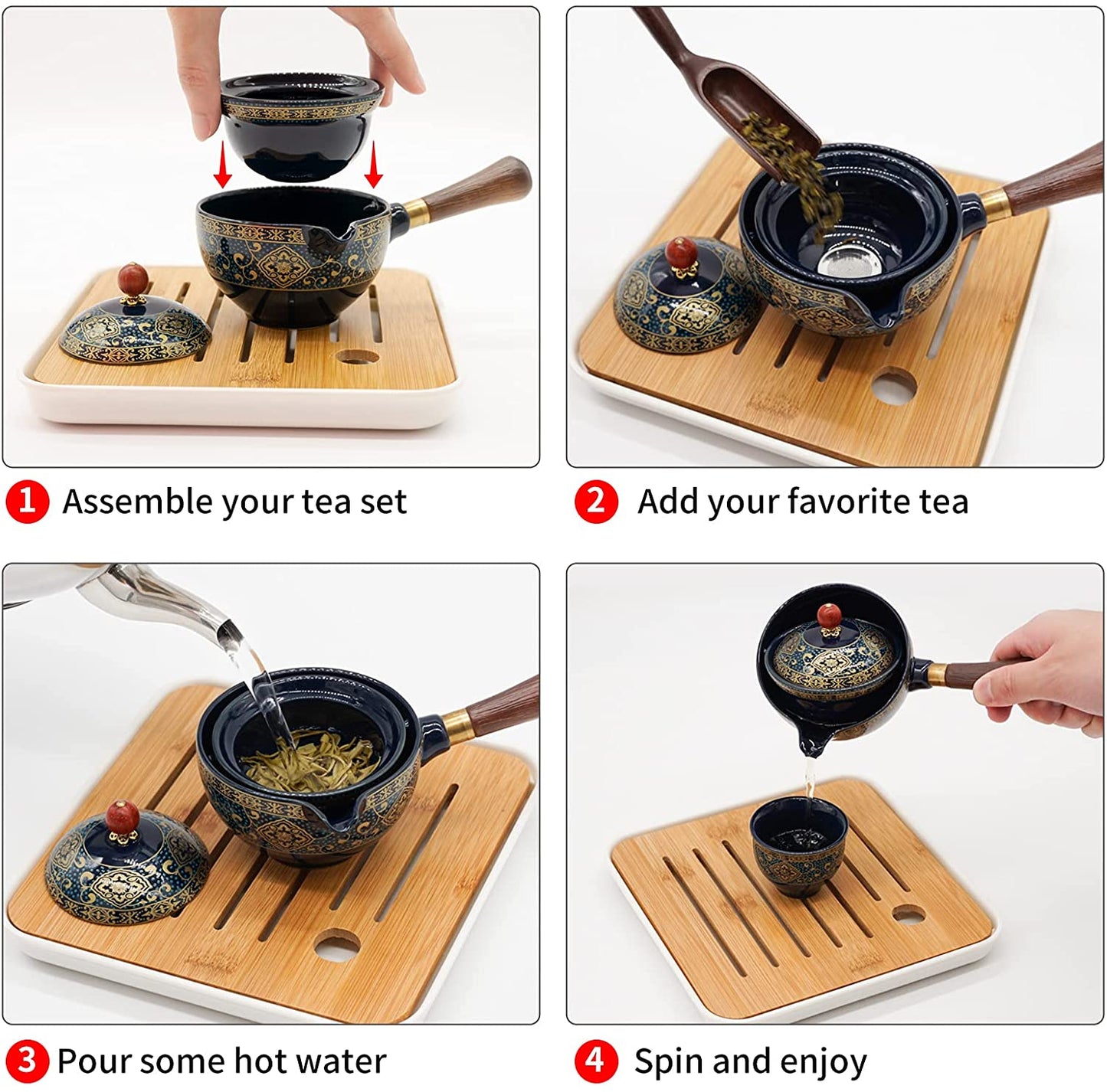 Traditional Design Teapot Set