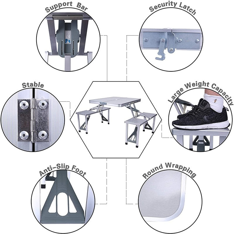 Portable Compact Camping Table