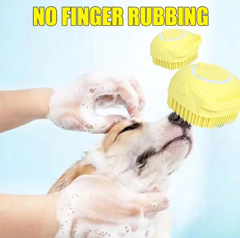 Silicon Pet Bath Brush