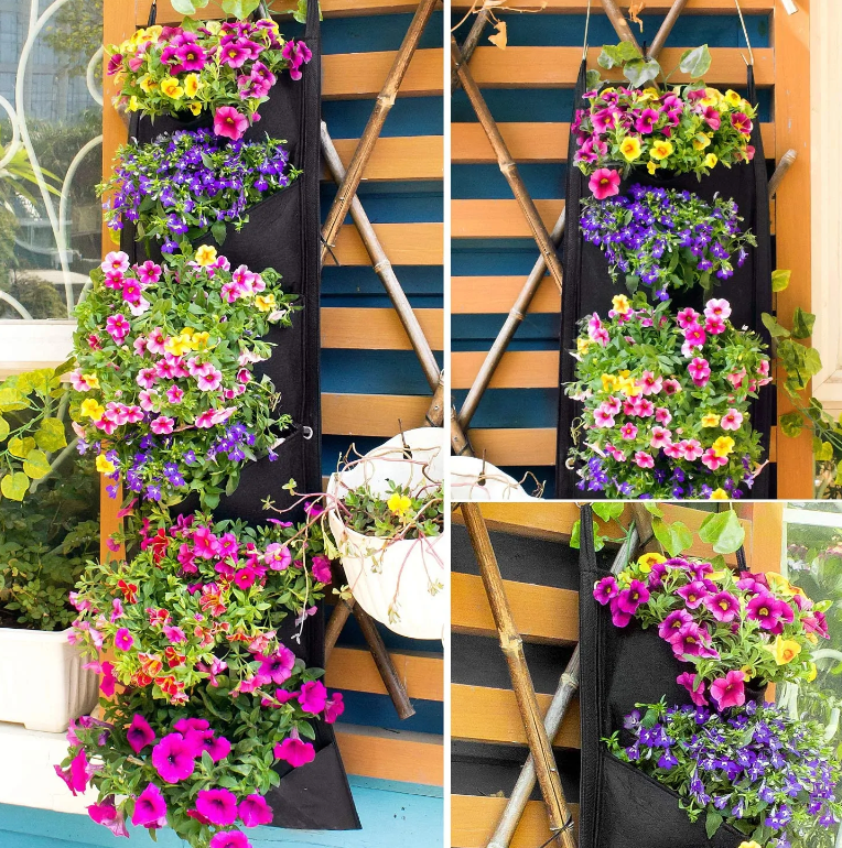 NEW Vertical Hanging Flower Pots